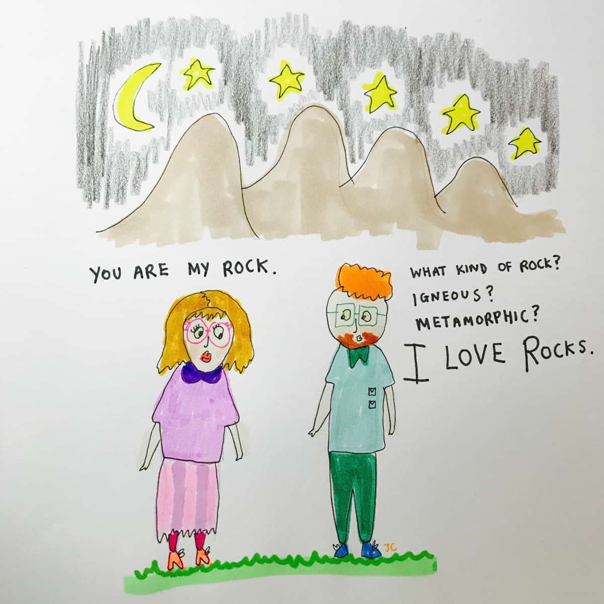 Image result for jessie cave illustration you are my rock