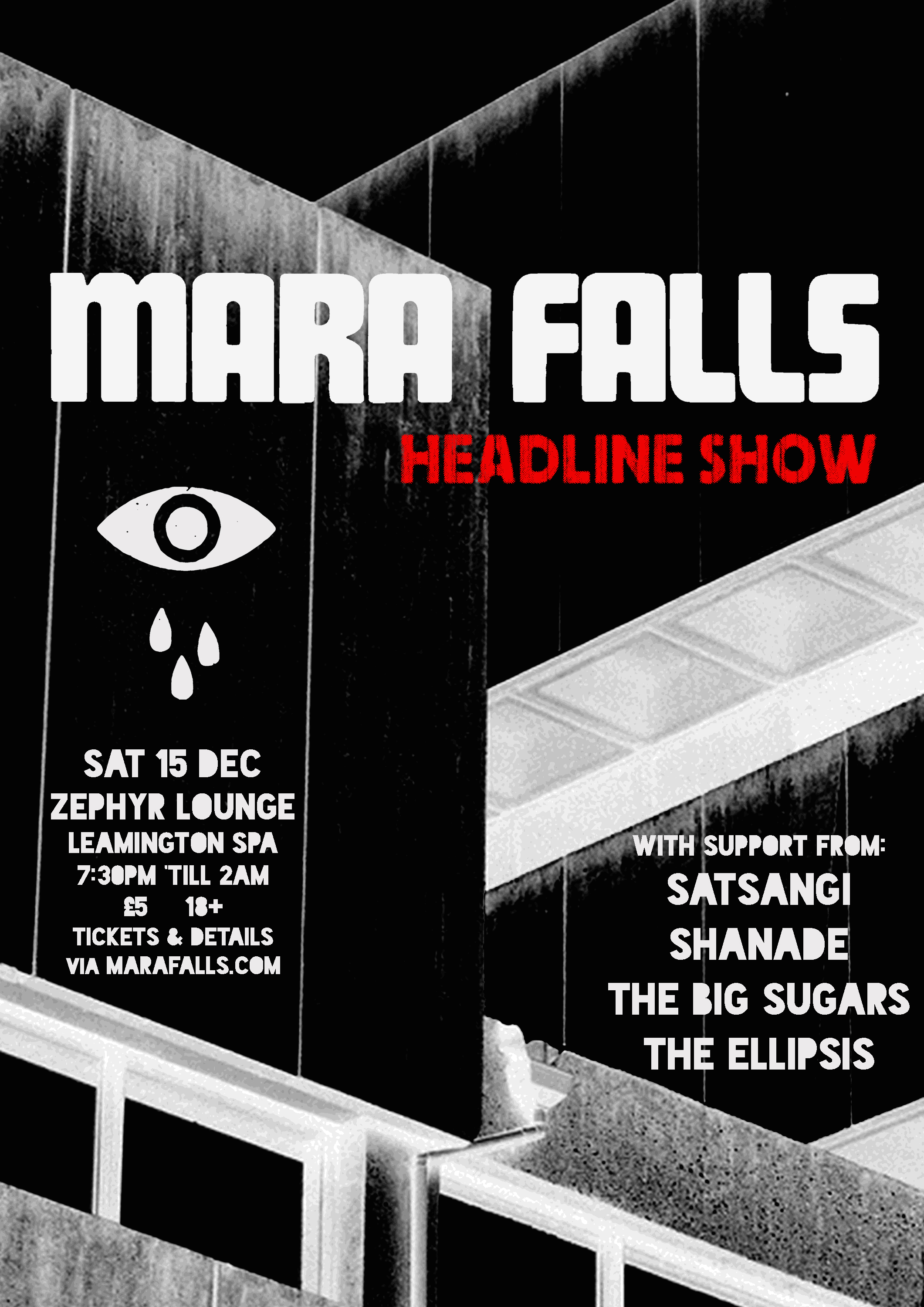 Mara Falls headline show @ Zephyr Lounge, Leamington Spa - 15th December 2018